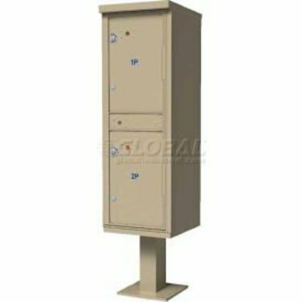 Florence Mfg Co Valiant Outdoor Parcel Locker, Sandstone 1590T1SDAF